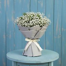 Букет цветов из:  Гипсофила в Омутинское