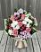 Букет цветов из: Альстромерии, Гвоздики, Розы и Хризантемы в Омутинское