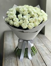 Букет 35 Белых роз в Омутинское