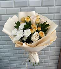 Букет цветов из:  Розы и Хризантемы в Омутинское