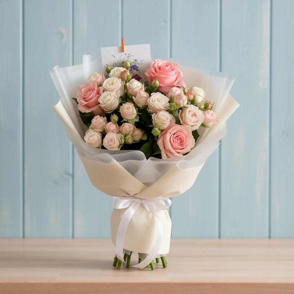 Букет цветов из: Розы в Омутинское