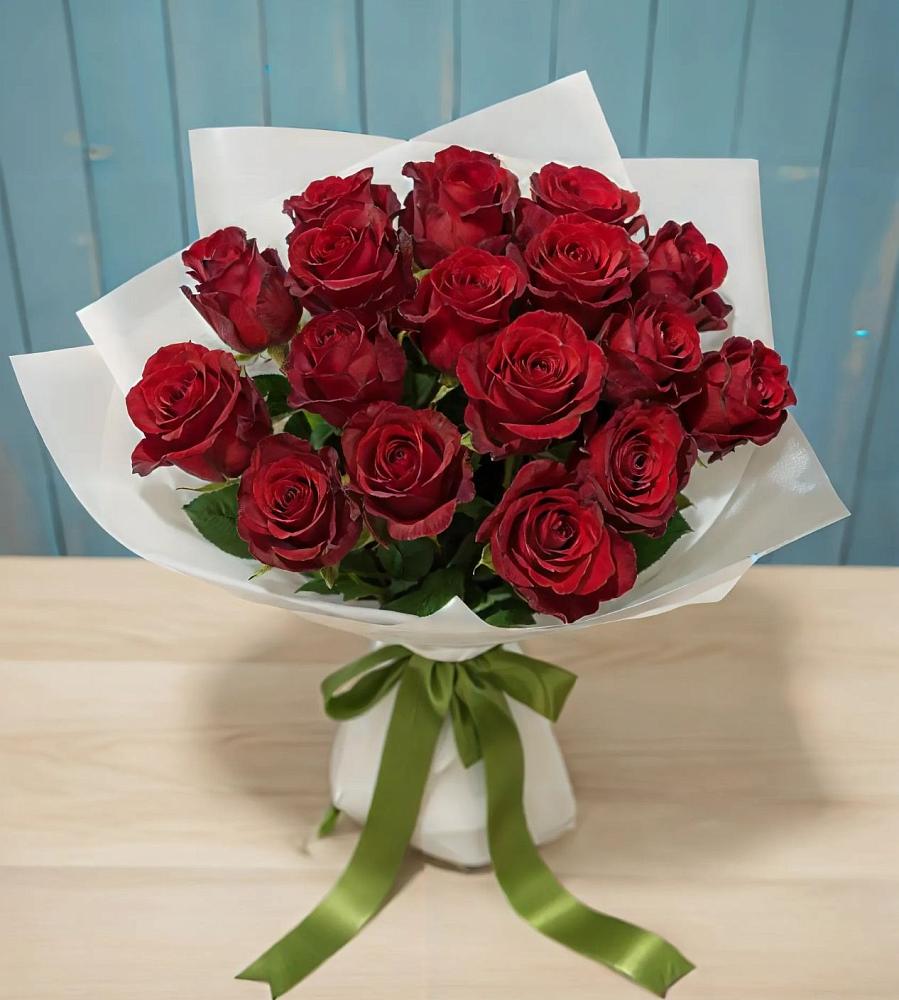 Букет Красные розы в Омутинское