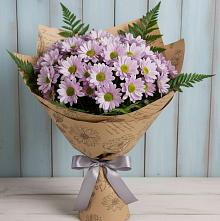 Букет цветов из:  Хризантемы #REPLACE_PRED# Омутинское