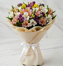 Букет цветов из:  Альстромерии в Омутинское