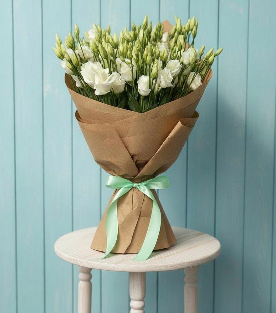 Букет цветов из: Лизиантусы в Омутинское