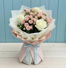 Букет цветов из:  Розы в Омутинское