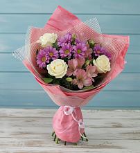 Букет цветов из:  Герберы #REPLACE_PRED# Омутинское