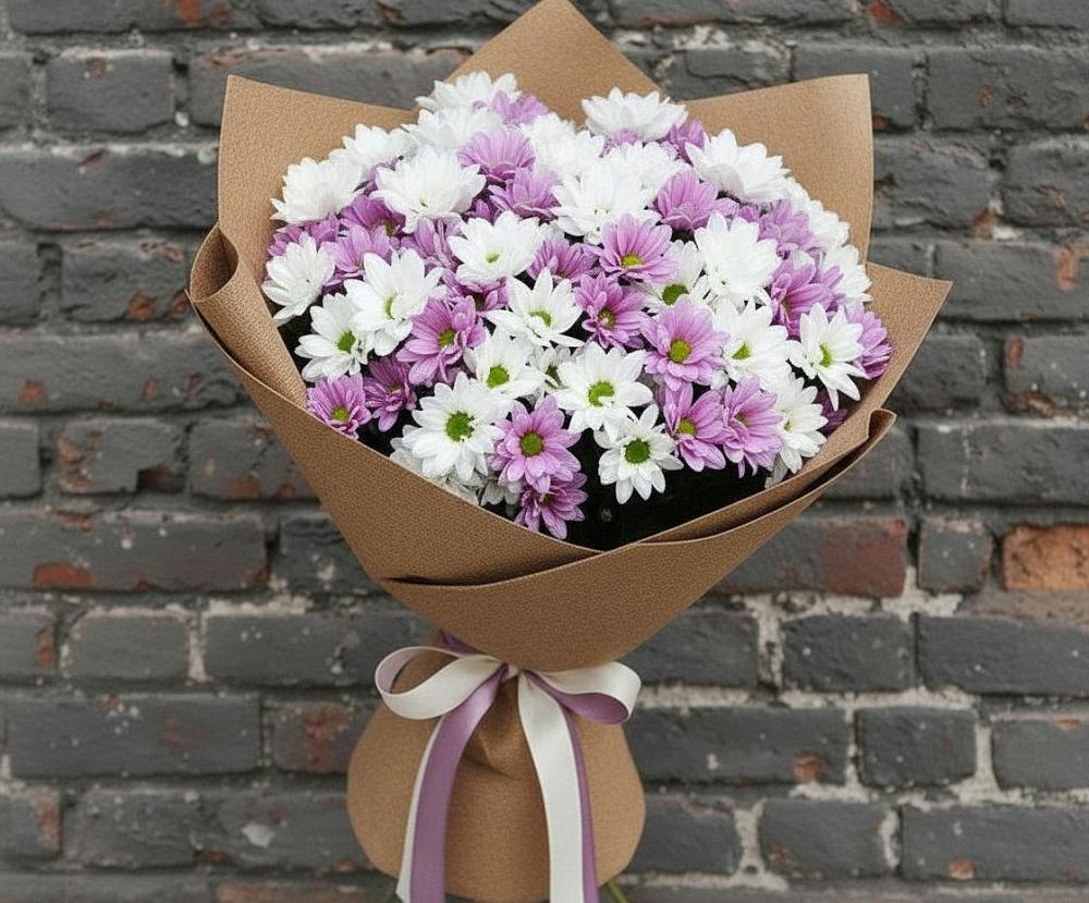Букет цветов из: Хризантемы в Омутинское
