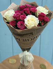 Букет цветов из:  Розы в Омутинское