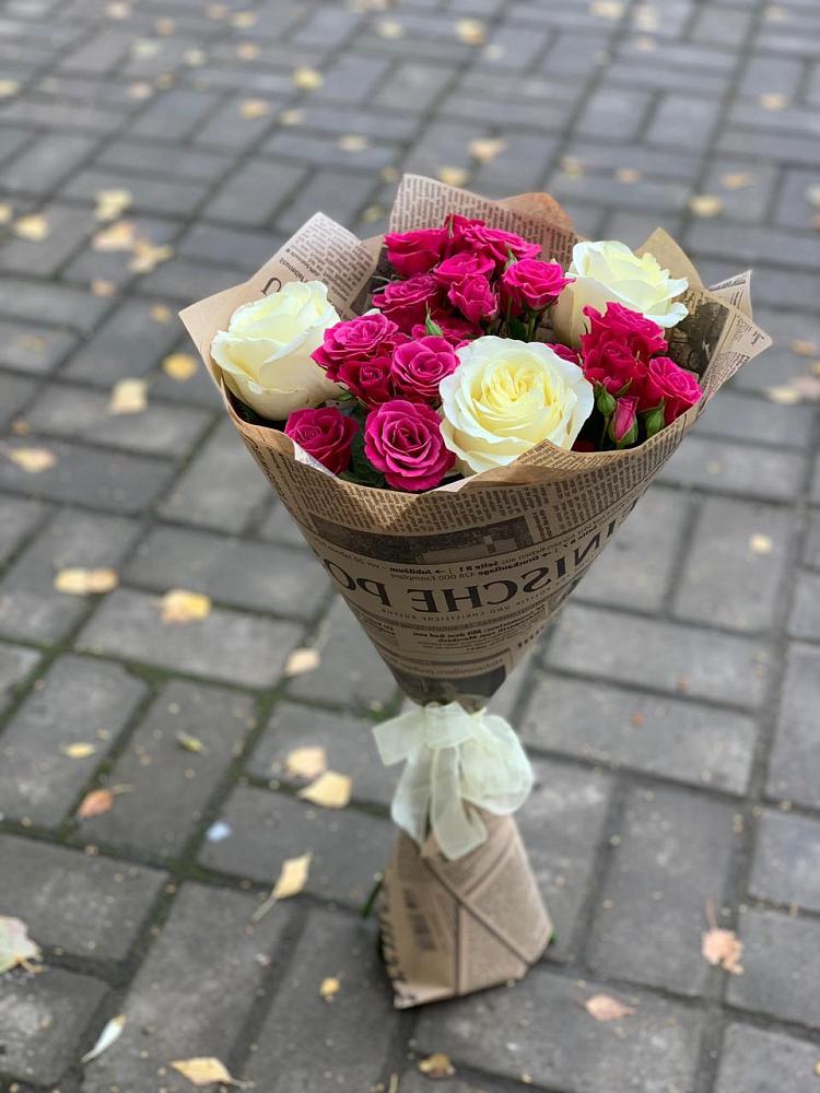 Букет цветов из: Розы в Омутинское