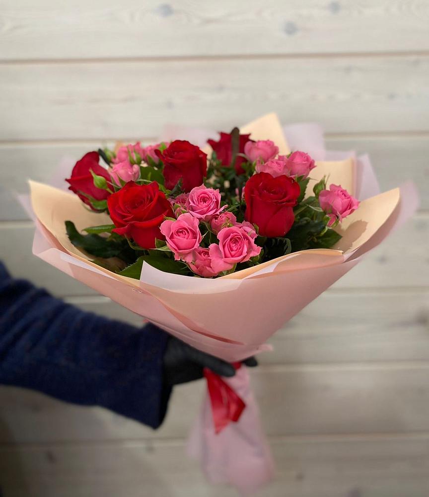 Букет цветов из: Розы в Омутинское