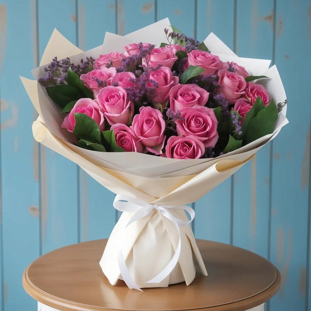 Букет цветов из: Розы в Омутинское