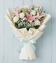 Букет цветов из:  Лилии в Омутинское