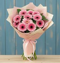 Букет цветов из:  Герберы в Омутинское