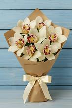 Букет цветов из:  Орхидеи и Розы в Омутинское